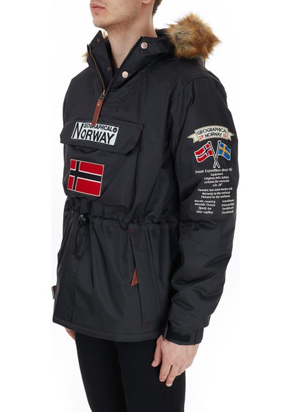 Norway Geographical Kapüşonlu Outdoor Erkek Parka Barman