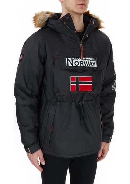 Norway Geographical Kapüşonlu Outdoor Erkek Parka Barman