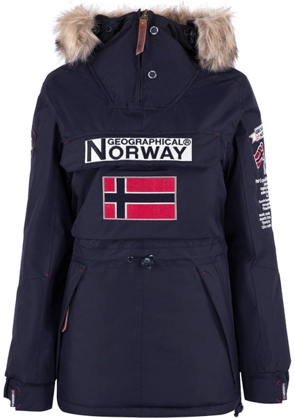 Norway Geographical Kapüşonlu Outdoor Kadın Parka Brıdget