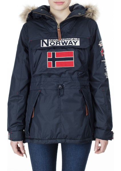 Norway Geographical Kapüşonlu Outdoor Kadın Parka Brıdget