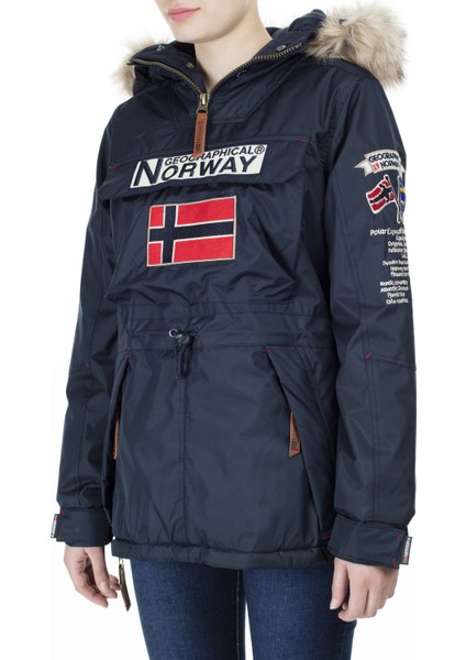 Norway Geographical Kapüşonlu Outdoor Kadın Parka Brıdget