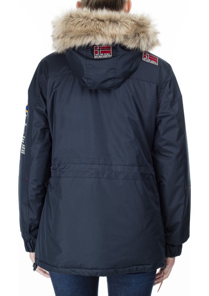 Norway Geographical Kapüşonlu Outdoor Kadın Parka Brıdget