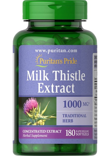 Puritans Pride Milk Thistle Extract 1000 mg