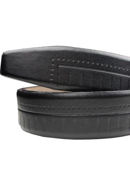 Erkek Suni Lüks Deri Desenli Mat Siyah Kemer fiyatları