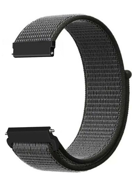 Huawei Watch GT 2 Pro Kordon Kumaş CırtCırt Kordon Koyu Yeşil