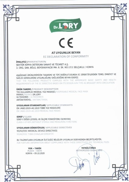 Meltblown Plus Maske 50'li modelleri