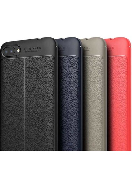 Asus Zenfone 4 Max ZC554KL Kılıf Deri Görünümlü Renk Atmayan Dayanaklı Silikon Kapak (Niss) modelleri