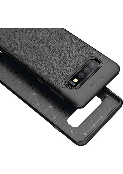 Galaxy S10 Uyumlu App Niss Silikon Kapak-Siyah