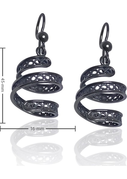 Avize Model Oksitli Telkari Gümüş Küpe fiyatları