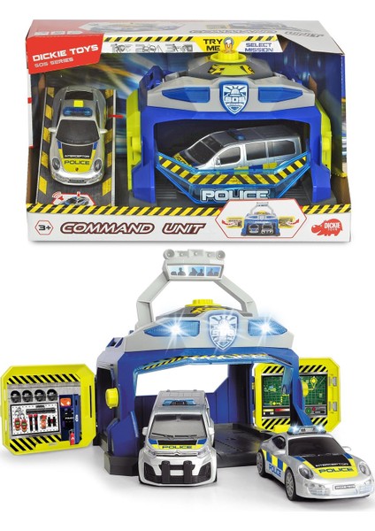 Dickie Polis Merkezi Oyun Seti, Sesli ve Işıklı 203715010 indirimleri