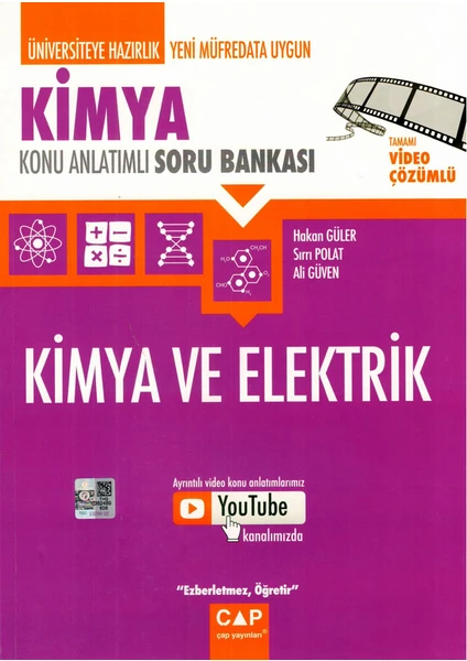 Çap Yayınları Kimya ve Elektrik Konu Anlatımlı Soru Bankası