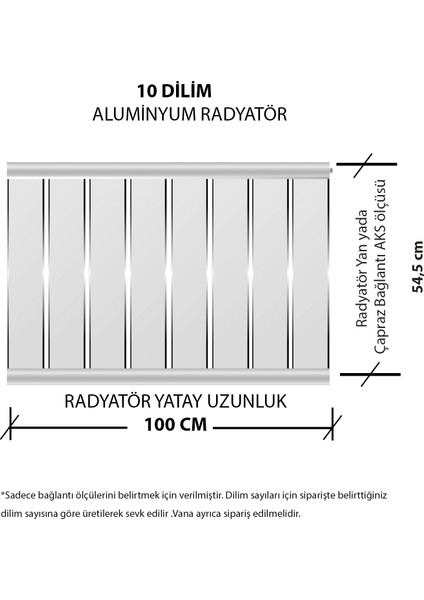 Aluminyum Panel Radyatör 600x1000 Ral 7016 Antrasit Gri Texture