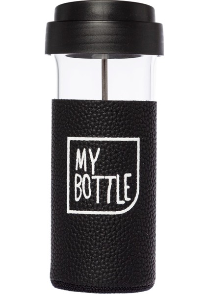 My Botlle French Presslli Mug - Siyah