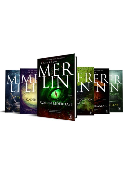 Merlin 1. Kitap Kayıp Yıllar - Merlin 2. Kitap Yedi Ezgi - Merlin 3. Kitap Alev Dalgaları - T. A. Barron