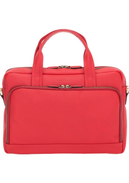 Troy Deri 13-14 Inç Laptop Çantası Drop2 Kırmızı