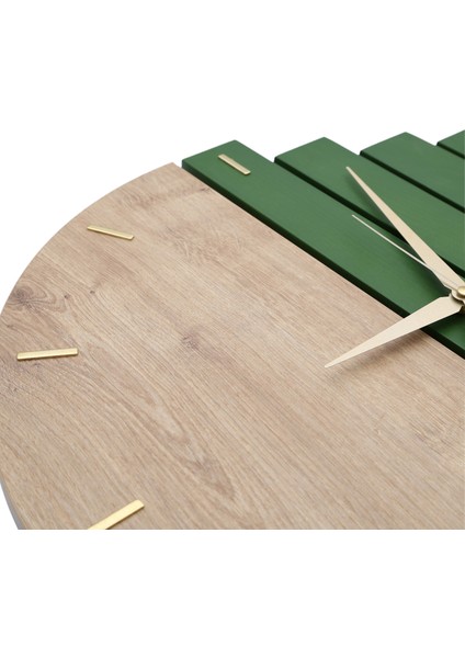 Wooden Sections El Yapımı Duvar Saati