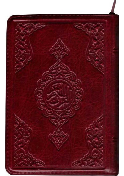 Hafız Boy Kur'an-I Kerim (Bordo, Kılıflı, Mühürlü, 2 Renk)