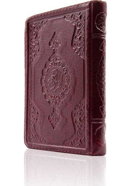 Hafız Boy Kur'an-I Kerim (Bordo, Kılıflı, Mühürlü, 2 Renk)