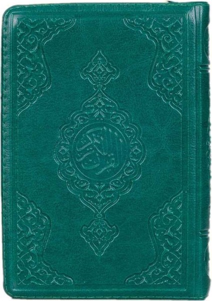 Çanta Boy Kur'an-I Kerim (Yeşil Renk, Kılıflı, Mühürlü)