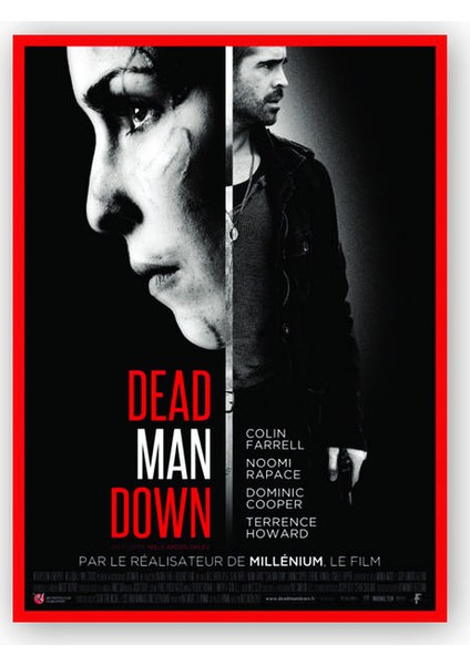 Ahşap Tablo Dead Man Down 2013 Movie Poster