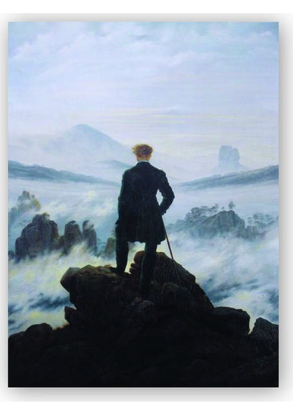 Ahşap Tablo Bulutların Üstünde Yolculuk