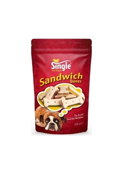 Sandwich Köpek Ödül Bisküvisi 200 gr