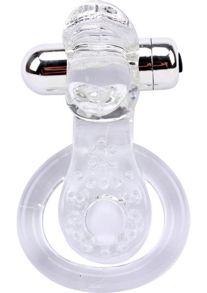 Yedi Mod Titreşimli Testislerden Bağlamalı Penis Halkası