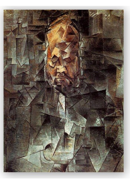Ahşap Tablo Portrait of Ambroise Vollard, 1910 by Picasso