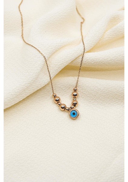 Dorica Toplu Sade Altın Kolye