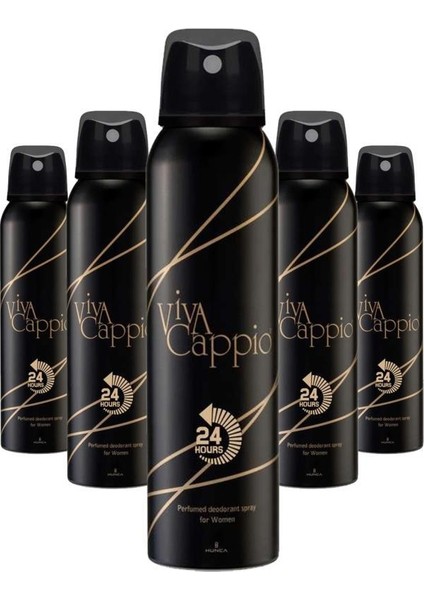 Viva Cappio Bayan Deodorant 150 ml X5