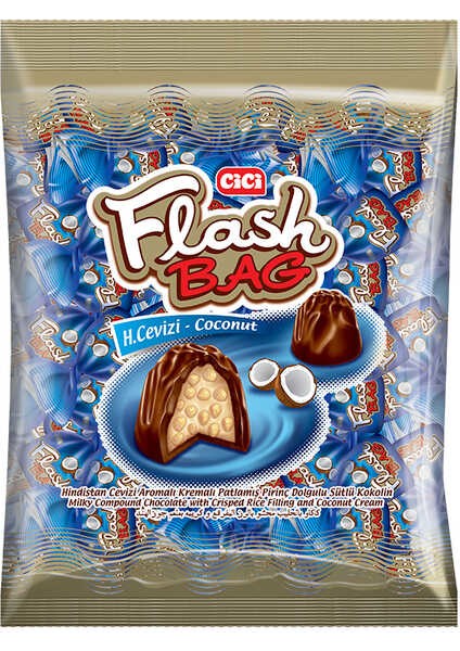 Flash Bag Hindistan Cevizli 1000 Gr. (1 Poşet)