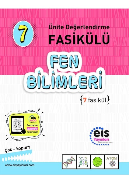 Eis Yayınları 7.Sınıf Fen Bilimleri Ünite Değerlendirme Fasikülü