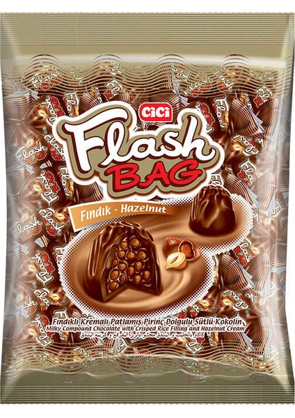 Flash Bag Fındıklı 1000 Gr. (1 Poşet)