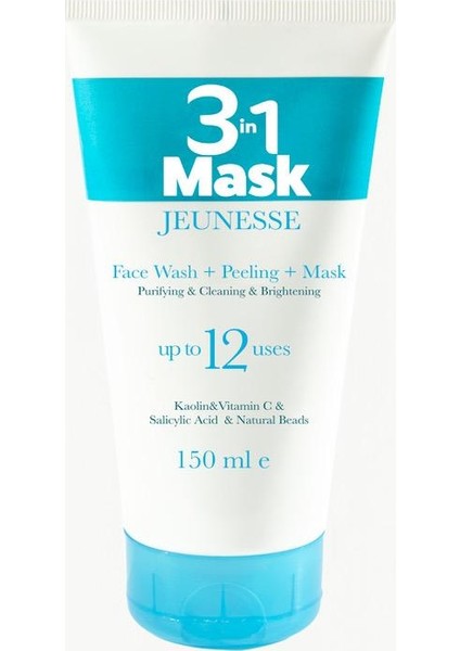 3 In 1 Mask Face Wash + Peeling + Mask