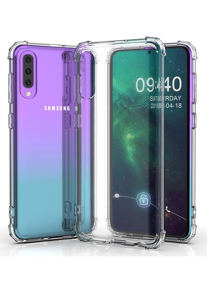 Galaxy A30s Crystal Fit Kılıf Crystal Clear