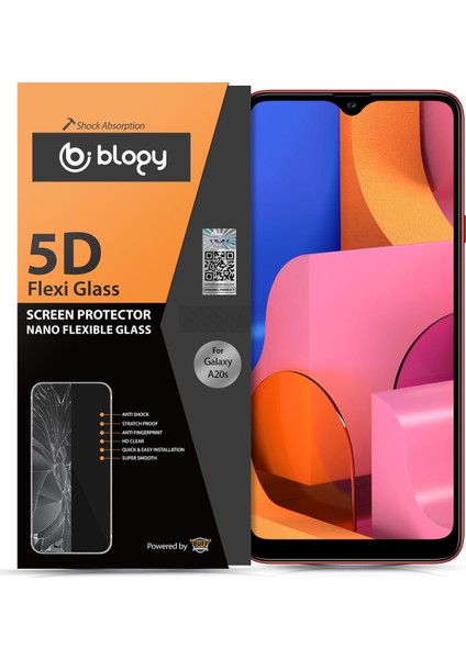 Galaxy A20s Flexi 5D Ekran Koruyucu