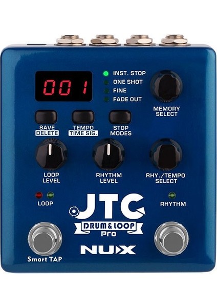 Ndl-5 Jtc Drum  Loop Pro Dual Switch Looper Pedalı