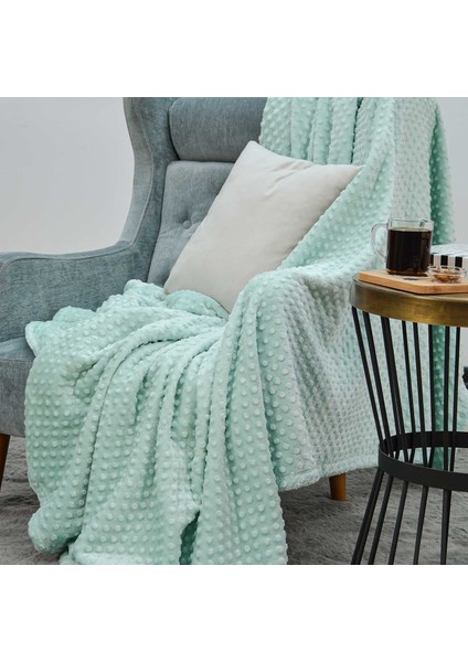 Ipeksoft Tomurcuk Pearl Açık Mavi Battaniye 200X220