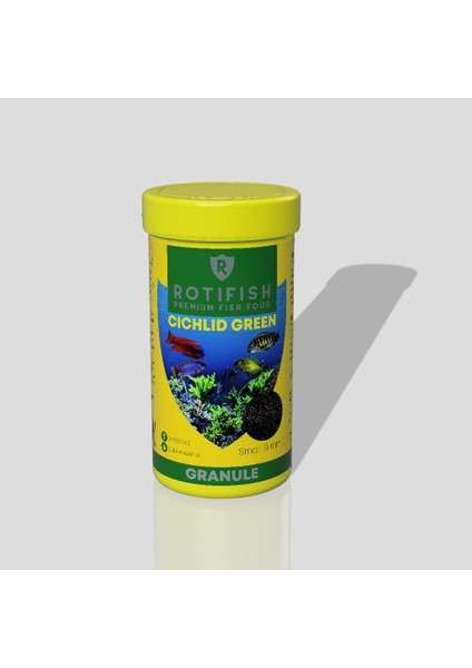 Cichlid Green Small Çiklit Balığı Yemi 250 ml 90 gr