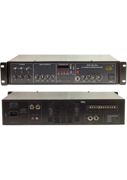 West Sound Tks 160Z6 Bölge Volüm Kontrollü Mikser Amplifikatör