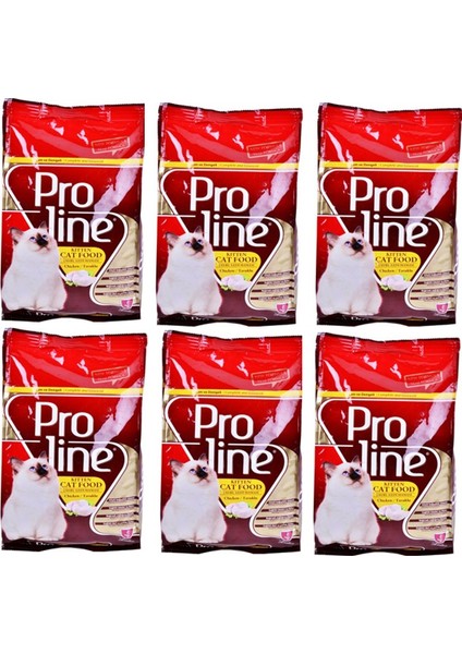 Proline Tavuklu Yavru Kedi Maması 400 gr x 6 Adet