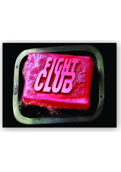 Ahşap Tablo Fight Club Soap