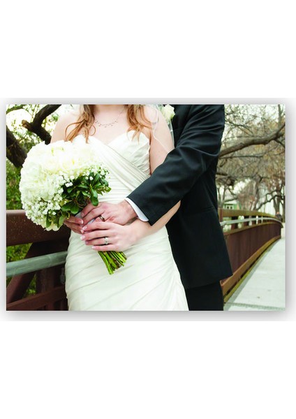 Ahşap Tablo Gelin Damat