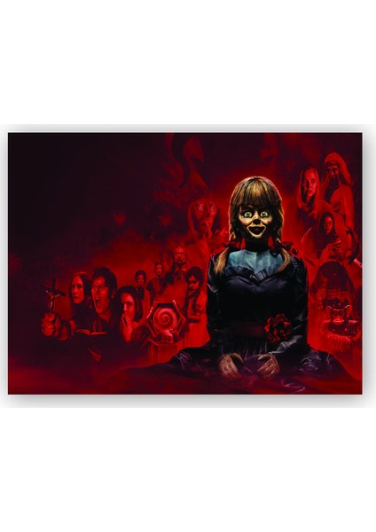 Ahşap Tablo Annabelle Film Afişi