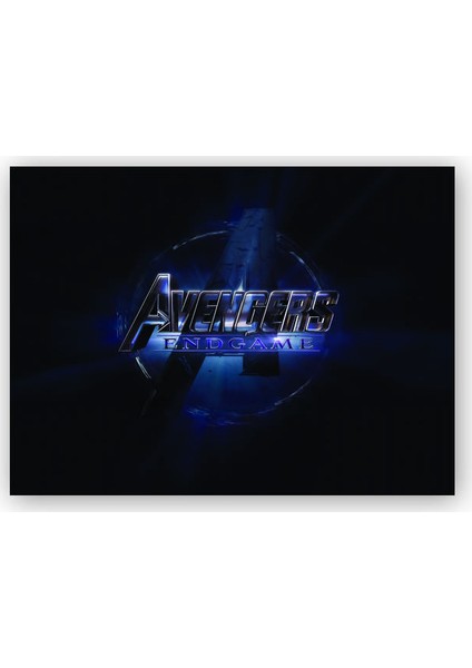 Ahşap Tablo Avengers Endgame Logo