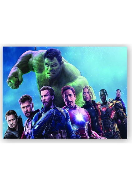Ahşap Tablo Avengers Infinity War Kahramanlar Bir Arada