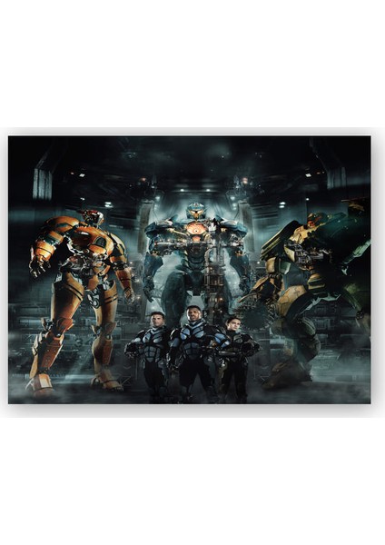 Ahşap Tablo Pacific Rim Uprising Saber Athena Gipsy Avenger