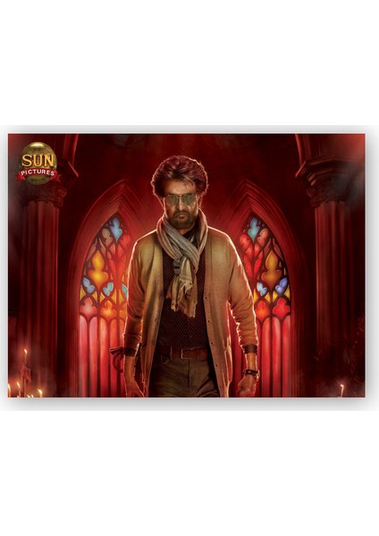 Ahşap Tablo Petta Rajinikanth Tamil