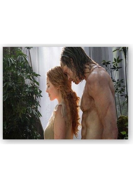 Ahşap Tablo Tarzan Efsanesi Margot Robbie Alexander Skarsgard