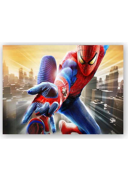 Ahşap Tablo The Amazing Spider-Man 2 Ağ Atışı